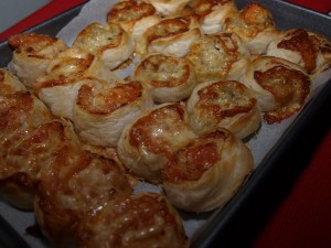 vegemite and pizza scrolls