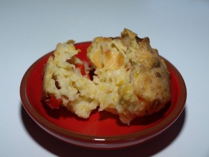 savoury muffins with cheese and pumpkin