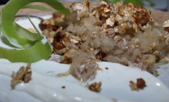 healthy apple crumble